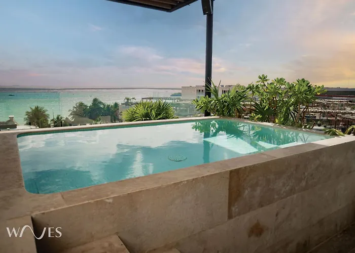 Ph Con Rooftop, Jacuzzi Y Vista Al Mar Сasa de vacaciones Playa del Carmen