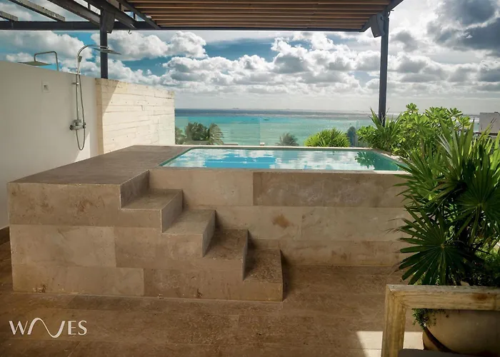 Сasa de vacaciones Ph Con Rooftop, Jacuzzi Y Vista Al Mar Playa del Carmen